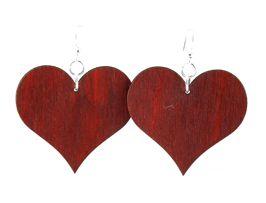 Load image into Gallery viewer, Large Solid Heart Earrings # 1339

