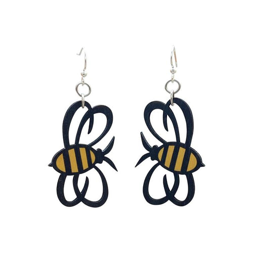 Load image into Gallery viewer, Bumble Bee Earrings # 1369
