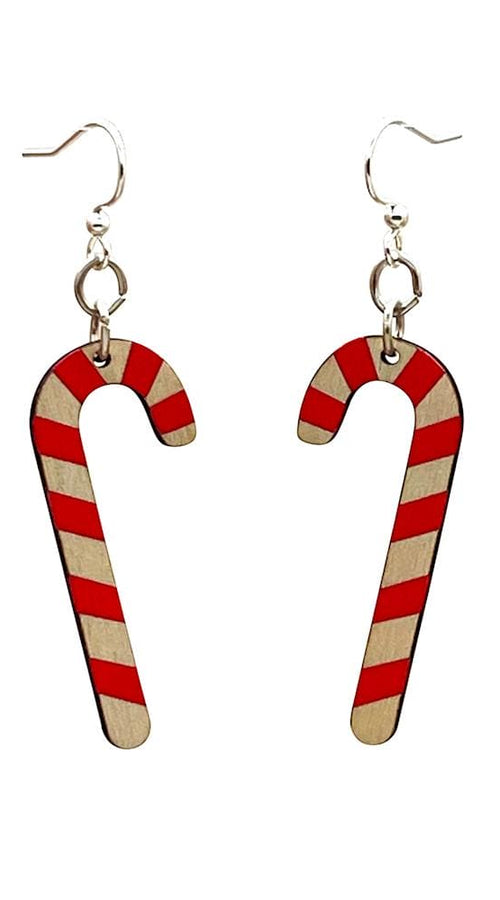 Load image into Gallery viewer, Candy Cane Earrings # 1454
