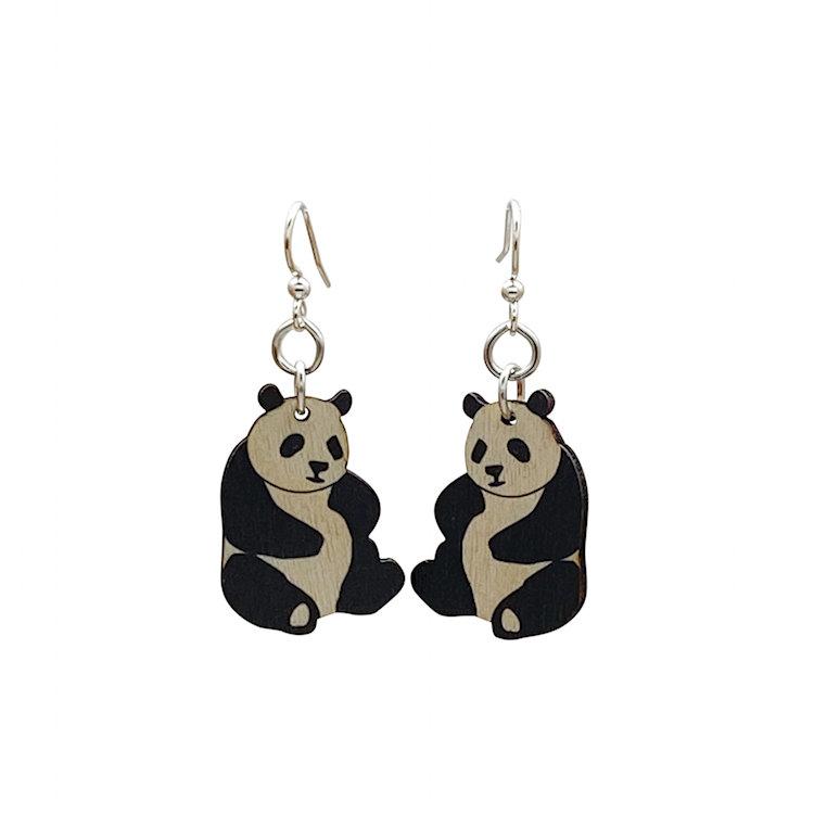 Small Panda Earrings #1478