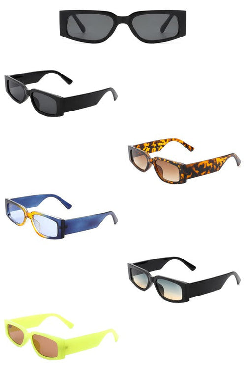 Load image into Gallery viewer, Rectangle Narrow Retro Slim Square Sunglasses
