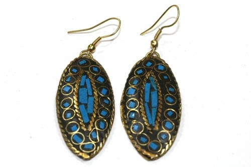 Load image into Gallery viewer, Third Eye Mosaic Earrings
