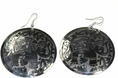 Load image into Gallery viewer, Traveling Elephant Earrings
