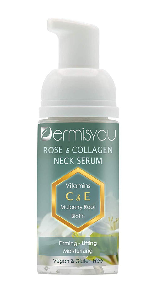 Load image into Gallery viewer, Anti-Wrinkle Neck &amp; Décolleté Serum with Collagen &amp; Rose Water
