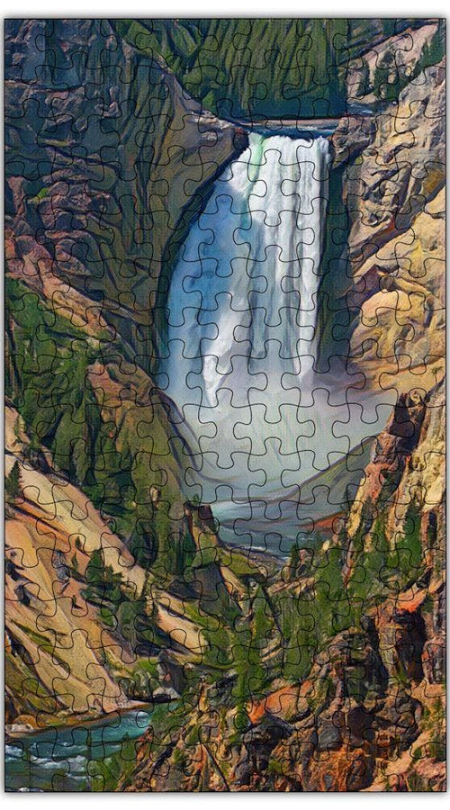Load image into Gallery viewer, Yellowstone Falls Puzzle #6706
