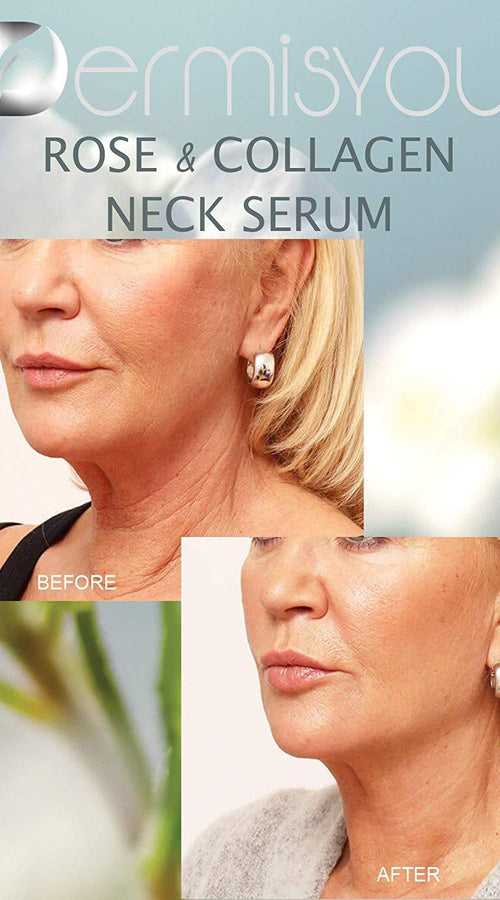 Load image into Gallery viewer, Anti-Wrinkle Neck &amp; Décolleté Serum with Collagen &amp; Rose Water
