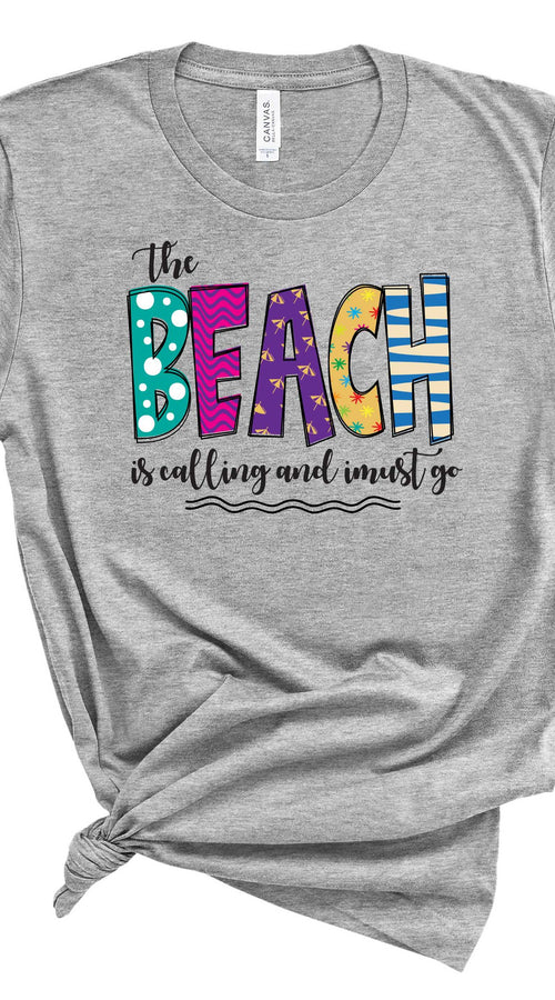 Load image into Gallery viewer, Beach is Calling - Graphic Tee
