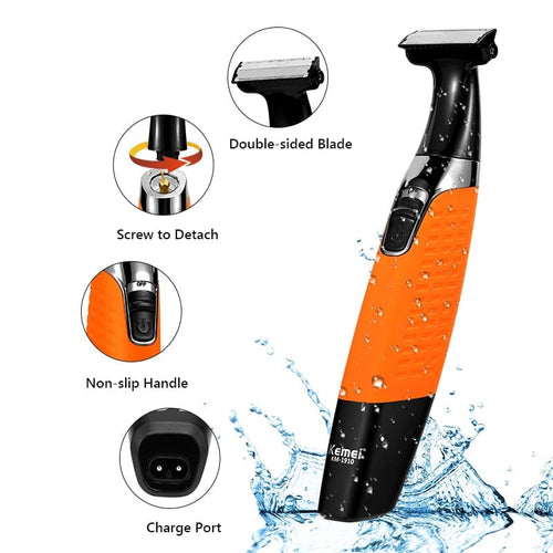 Load image into Gallery viewer, Wet Shaving Rechargeable Electric Shaver - Electric Shaver Men
