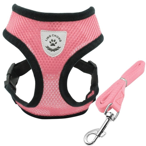 Load image into Gallery viewer, Mesh Puppy Pet Harness Small Dogs Cat Harness and
