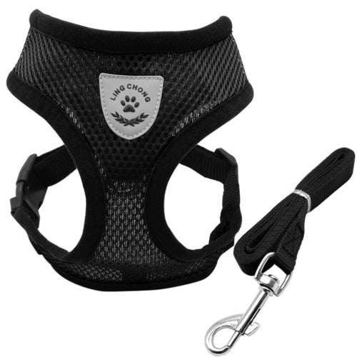 Load image into Gallery viewer, Mesh Puppy Pet Harness Small Dogs Cat Harness and
