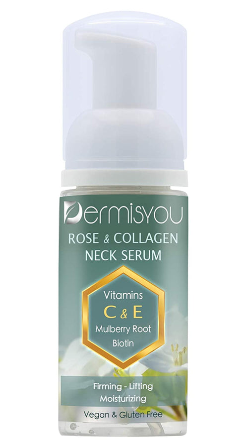 Load image into Gallery viewer, Anti-Wrinkle Neck &amp; Décolleté Serum with Collagen &amp; Rose Water
