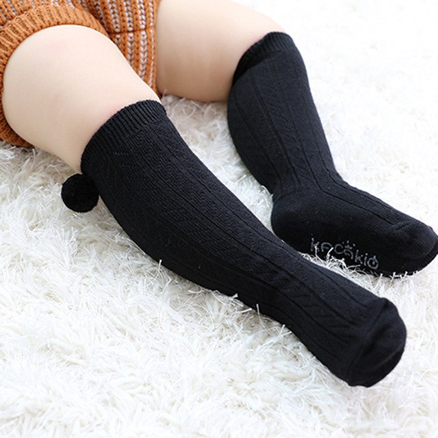 Newborn Kids Girl Boy winter long socks Anti-slip