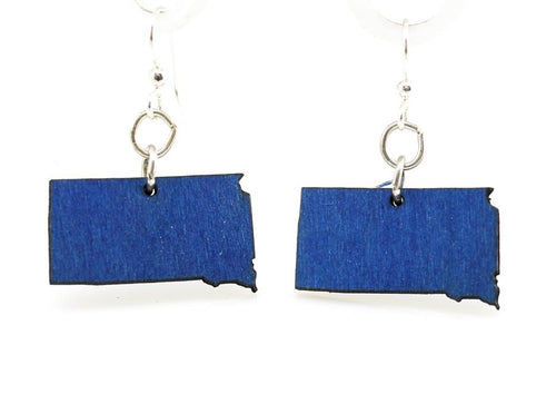 Load image into Gallery viewer, South Dakota State Earrings - S041
