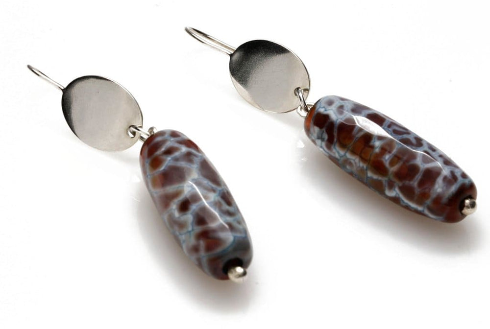 Admirable Agate Long Dangle Earrings