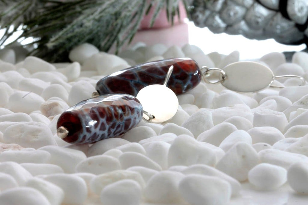 Admirable Agate Long Dangle Earrings