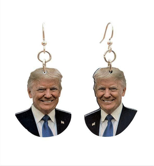 Load image into Gallery viewer, Donald Trump Earrings #T035
