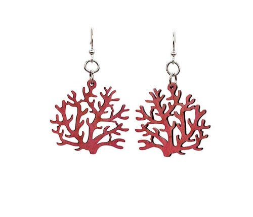 Load image into Gallery viewer, Coral Earrings #T158
