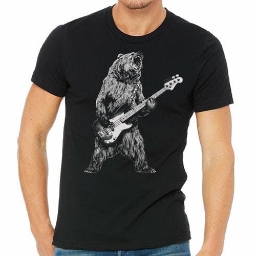 Load image into Gallery viewer, Bear Playing Bass Guitar

