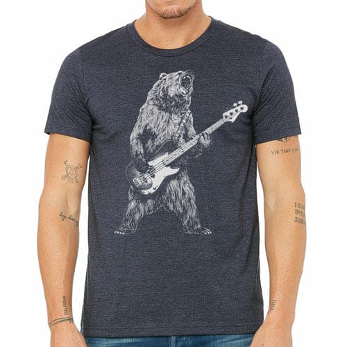 Load image into Gallery viewer, Bear Playing Bass Guitar
