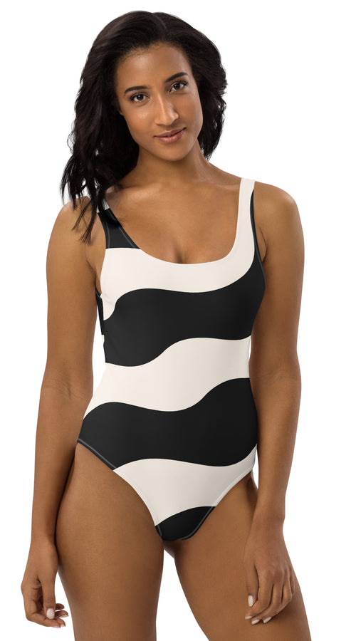 Load image into Gallery viewer, One-Piece Swimsuit - Premium Print
