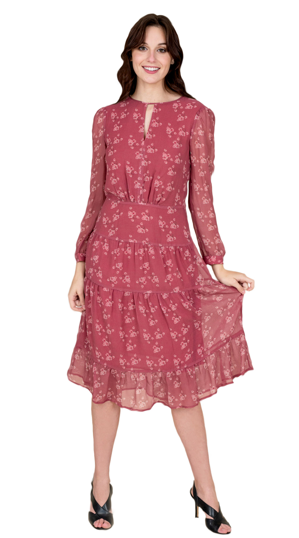 Women Floral Fit and Flare Dress