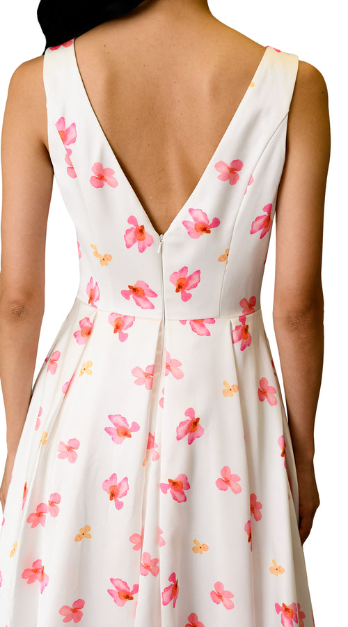 Load image into Gallery viewer, Women&#39;s Formal Floral Midi Dress
