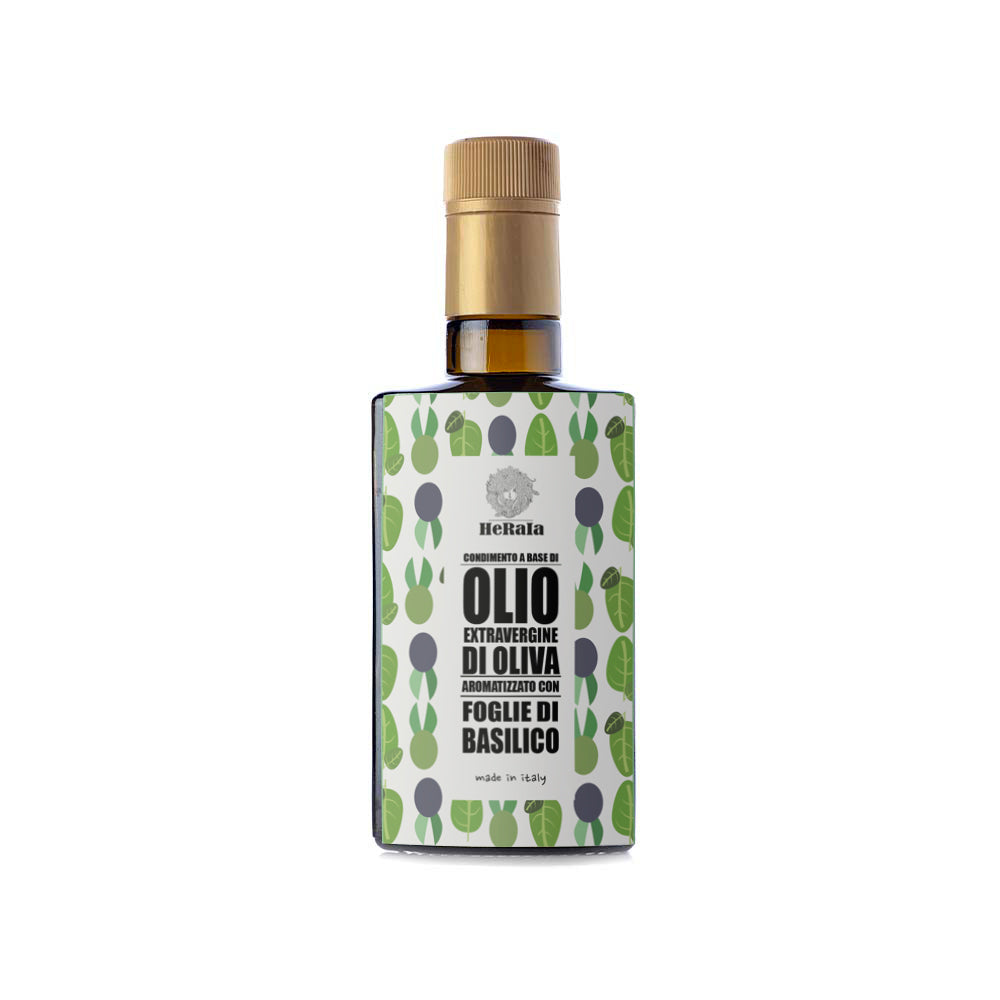 Basil Leaves Flavored Extra Virgin Olive Oil