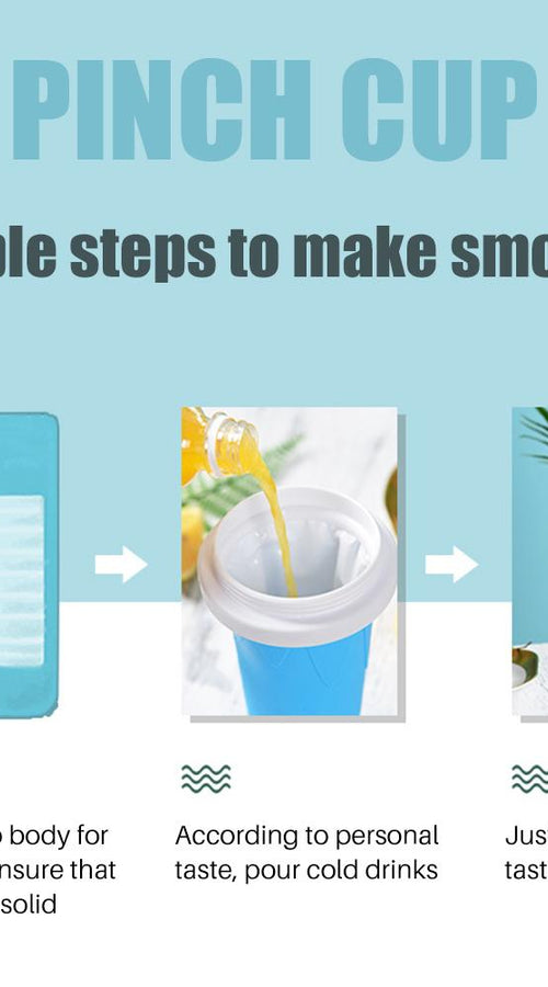 Load image into Gallery viewer, Slushy Maker Portable Travel Ice Cup Homemade Freeze Drinks Cup
