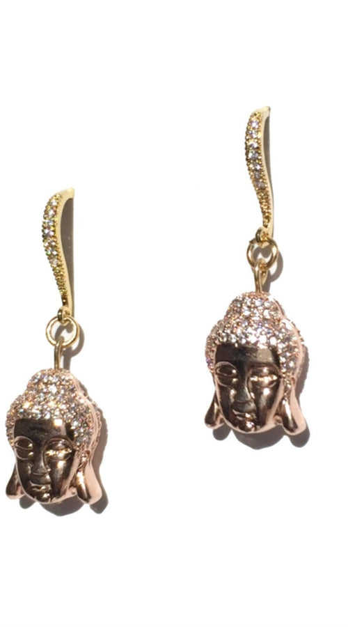 Load image into Gallery viewer, Buddha Earrings, Religious Jewelry, Spiritual Jewelry, Buddhist
