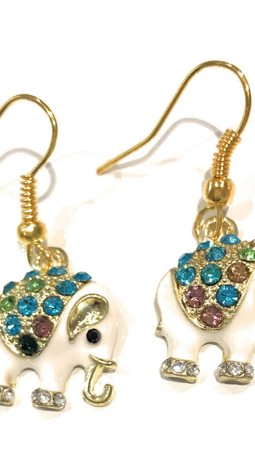Load image into Gallery viewer, Elephant Jewelry, Animal Earrings, Elephant Earrings Animal Jewelry,
