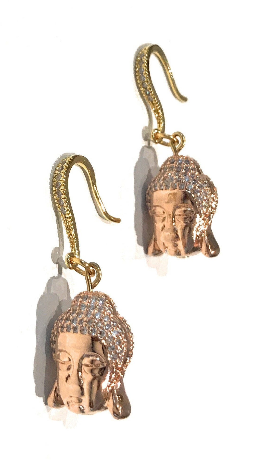 Buddha Earrings, Religious Jewelry, Spiritual Jewelry, Buddhist