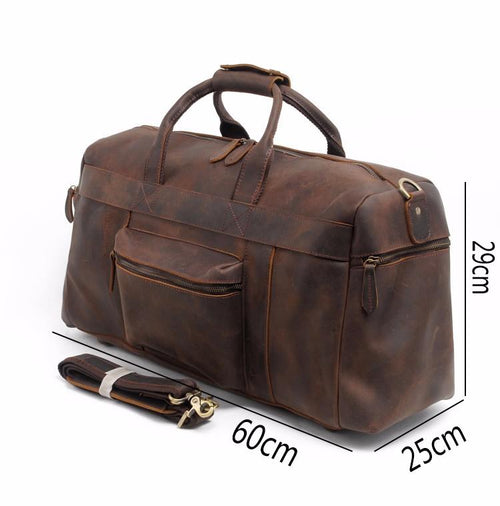 Load image into Gallery viewer, The Asta Weekender | Handcrafted Leather Duffle Bag
