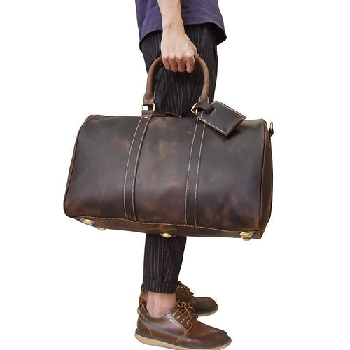 Load image into Gallery viewer, The Bjarke Weekender | Handcrafted Leather Duffle Bag
