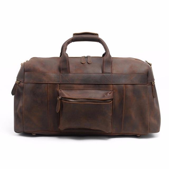 The Asta Weekender | Handcrafted Leather Duffle Bag