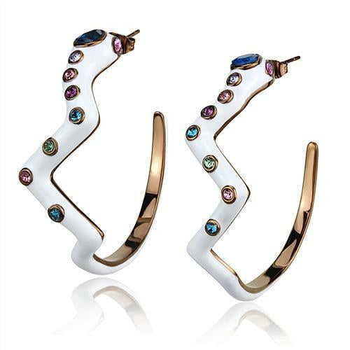 Load image into Gallery viewer, TK2729 - IP Coffee light Stainless Steel Earrings with Top Grade
