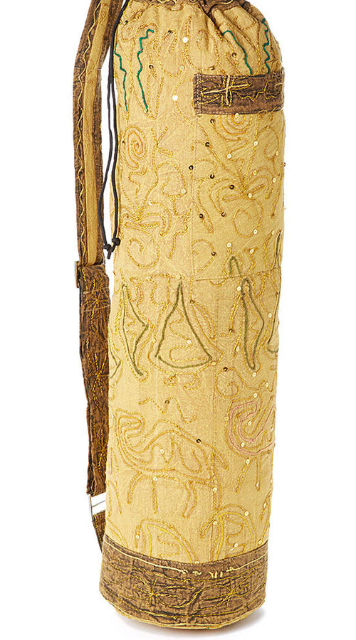 Load image into Gallery viewer, yoga bag - omsutra  hand crafted chic bag
