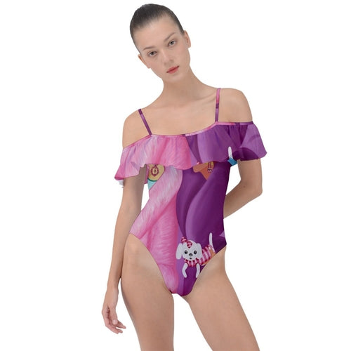 Load image into Gallery viewer, Palm Beach Days Frill Detail One Piece Swimsuit
