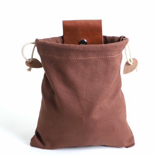 hiking portable folding waist bag camping berry storage bag coffee