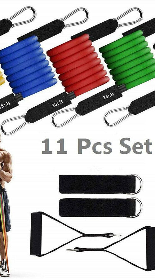 Load image into Gallery viewer, 11 in kit upgrade resistance loop bands home exercise sports fitness
