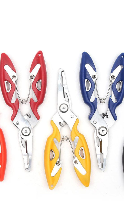 Load image into Gallery viewer, fishing plier scissor braid line lure cutter hook remover tackle
