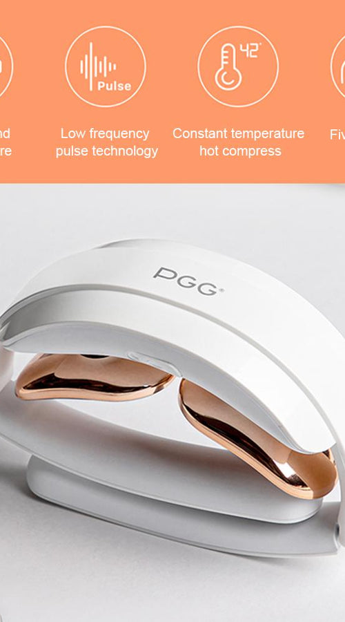 Load image into Gallery viewer, pgg folding portable neck massager 5 modes massage pulse infrared sp
