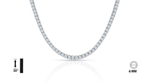 Load image into Gallery viewer, 925 Sterling Silver Chain with CZ - 928571
