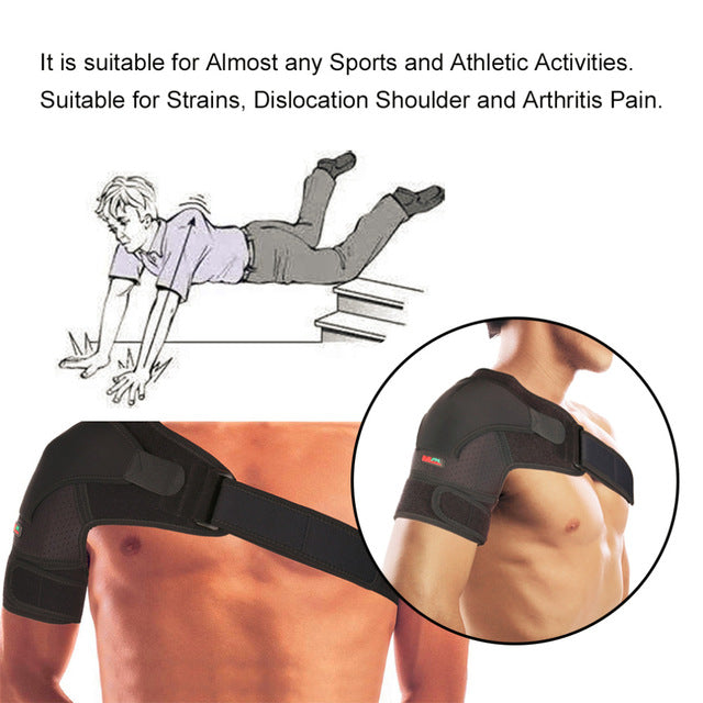 adjustable shoulder bandage protector brace joint