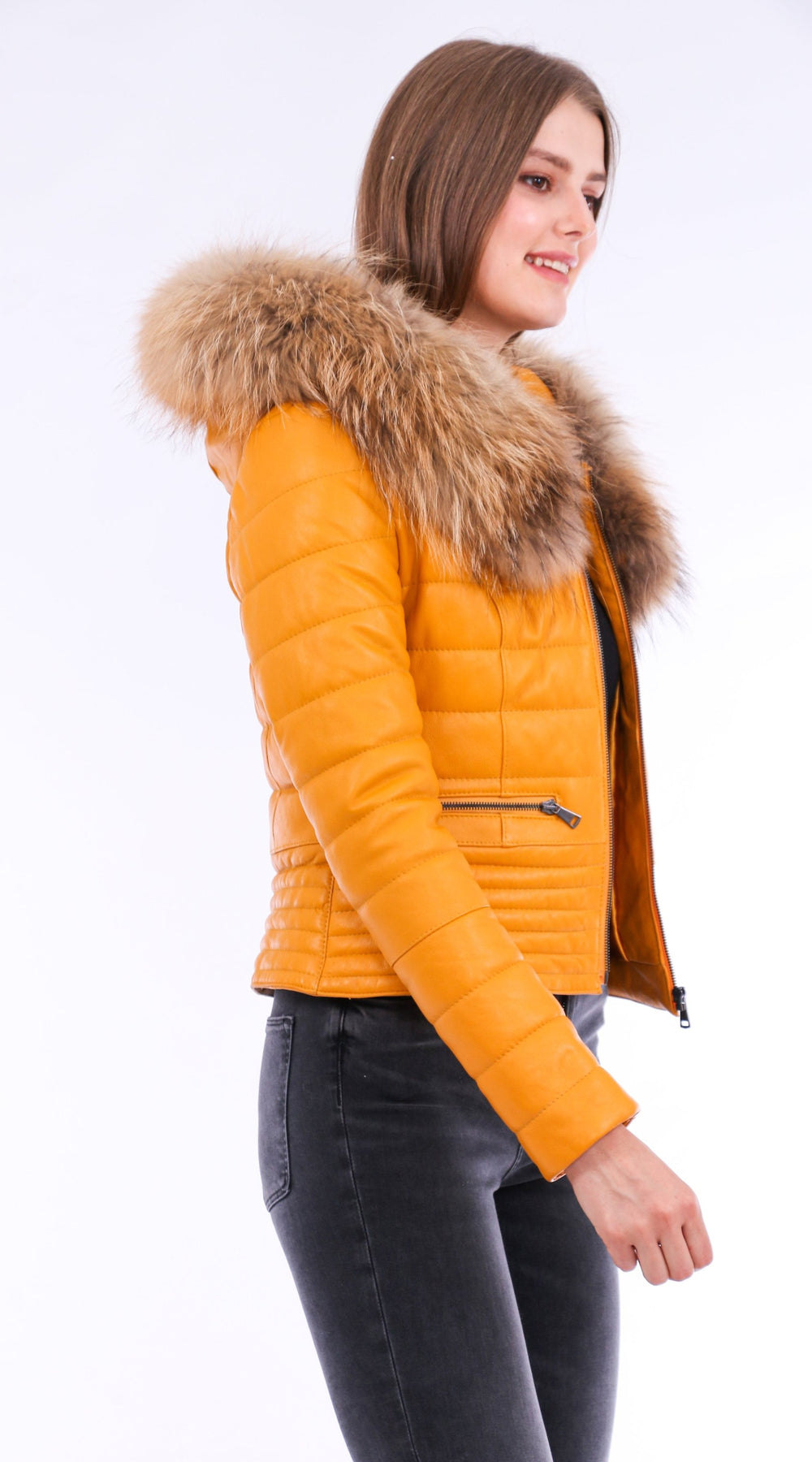 Anoraq Quilted Leather Jacket