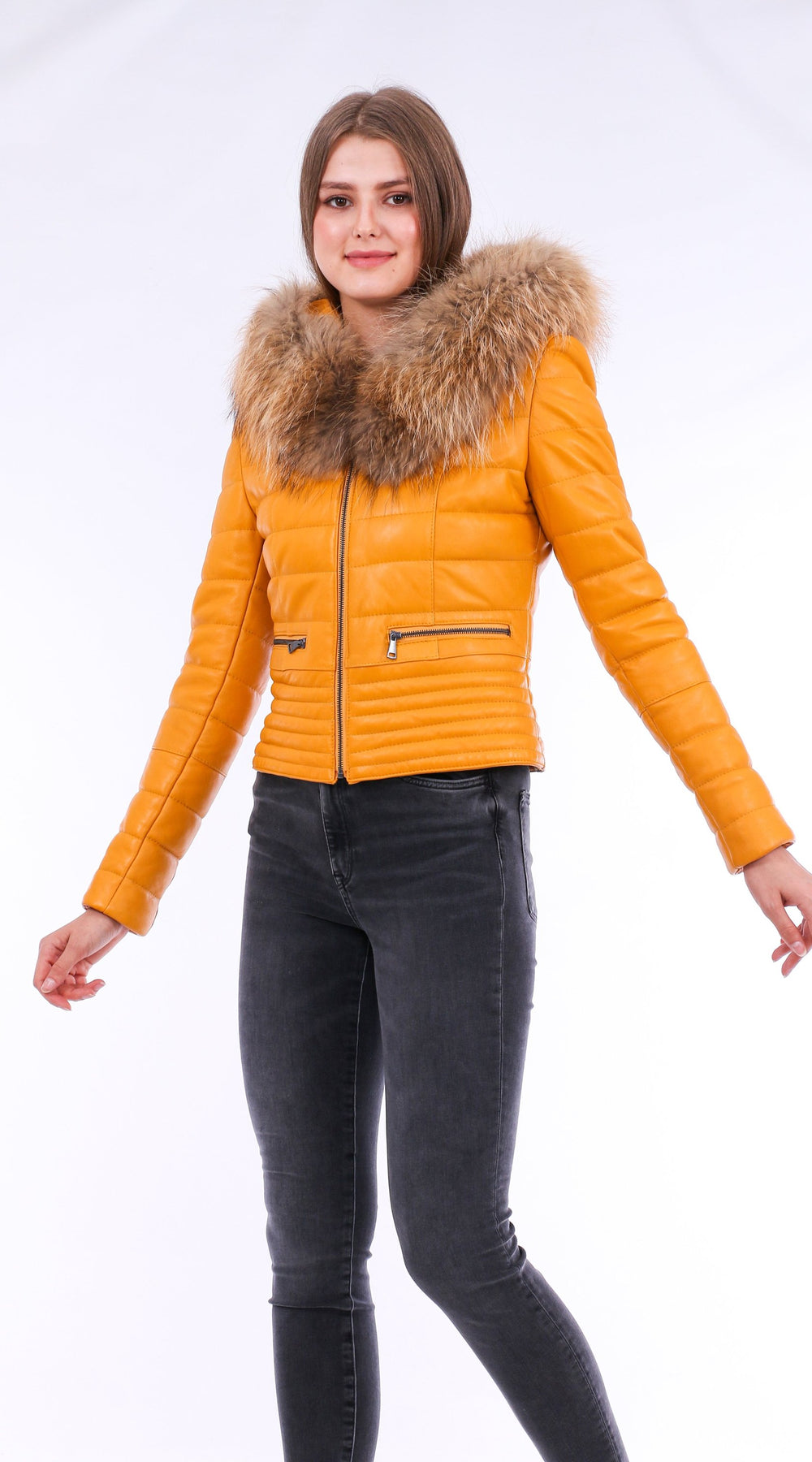 Anoraq Quilted Leather Jacket