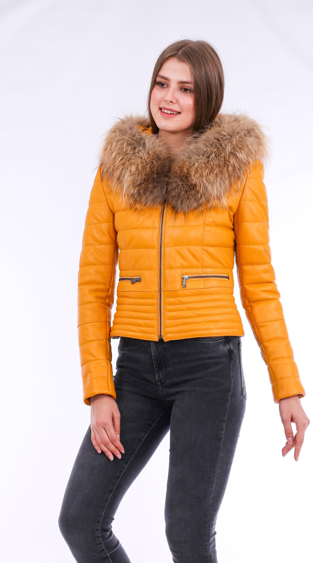 Anoraq Quilted Leather Jacket