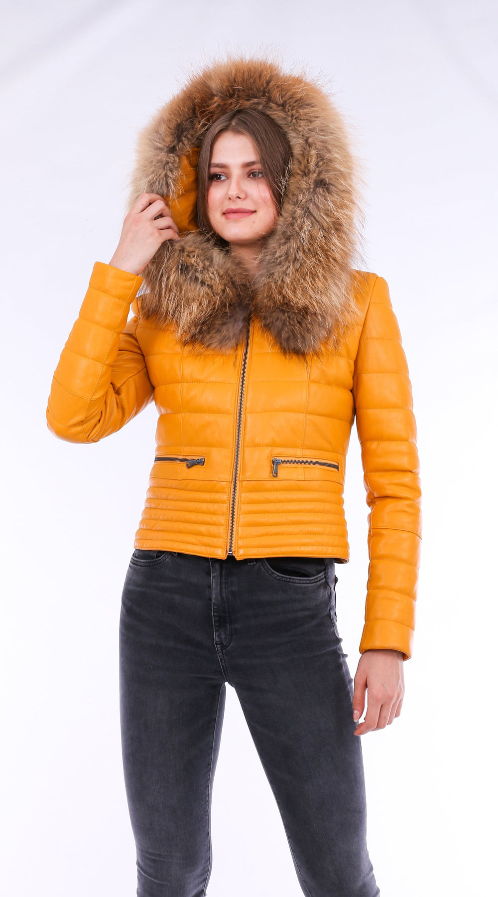 Anoraq Quilted Leather Jacket