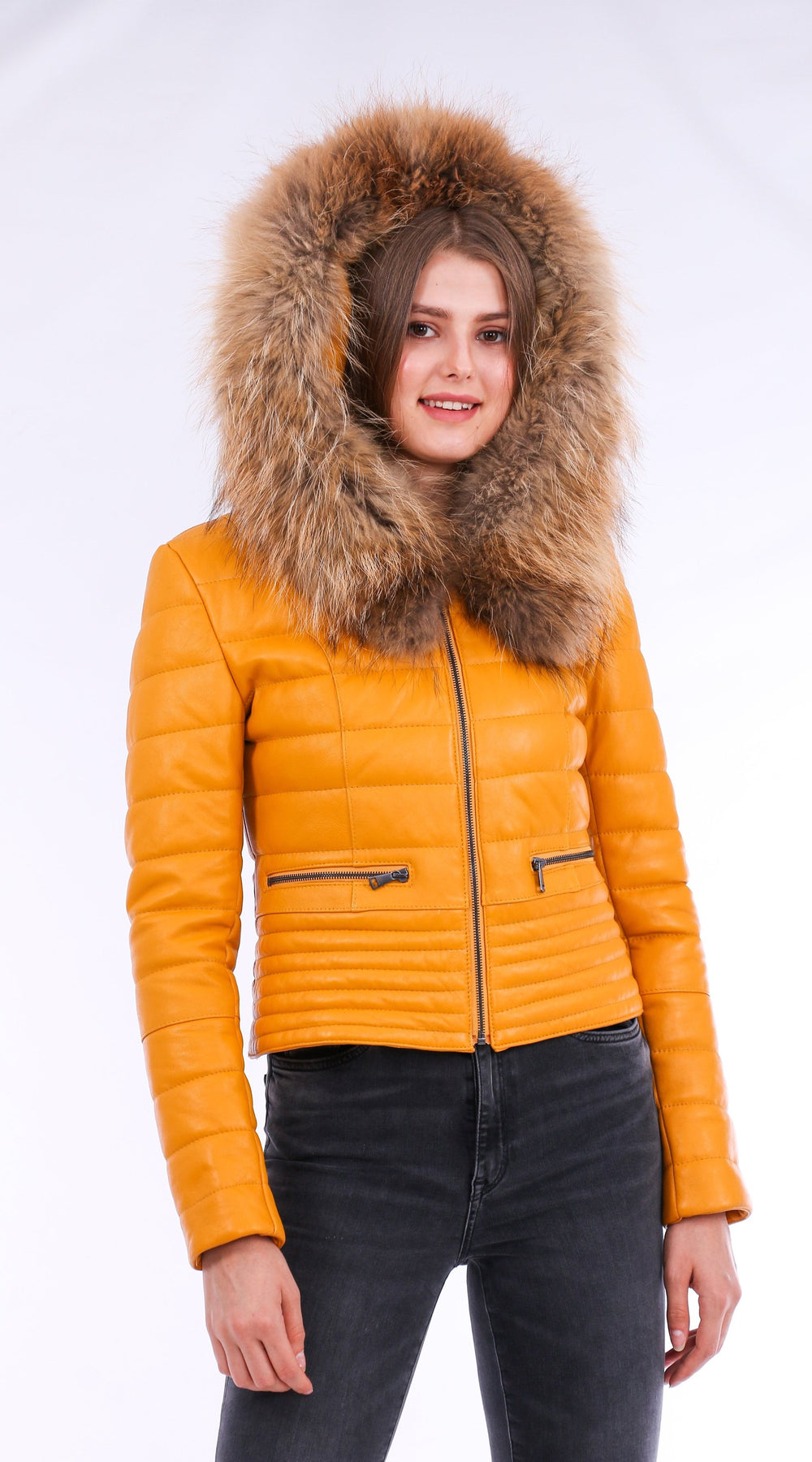 Anoraq Quilted Leather Jacket