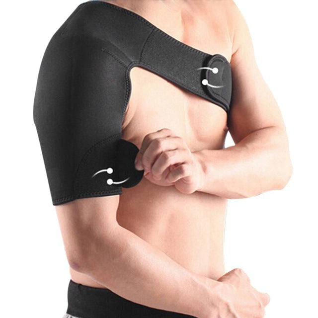 new sports magnetic single shoulder brace support