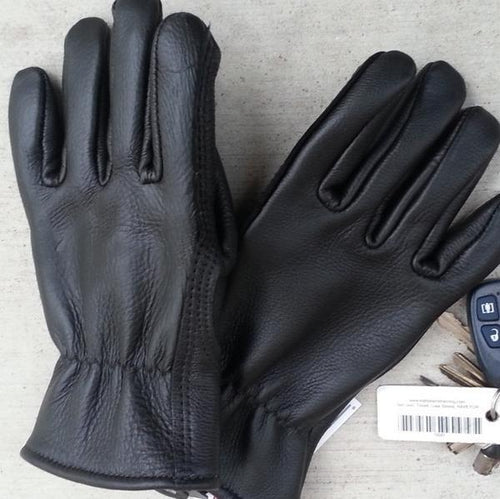 Load image into Gallery viewer, alpaca knit lined cowhide leather gloves - alpaca made in the usa
